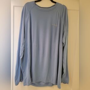 Columbia Blue Long Sleeve Tee Soft Lightweight